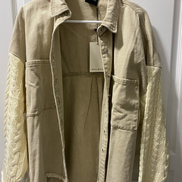 Knit Sweater Shacket - Picture 2 of 6